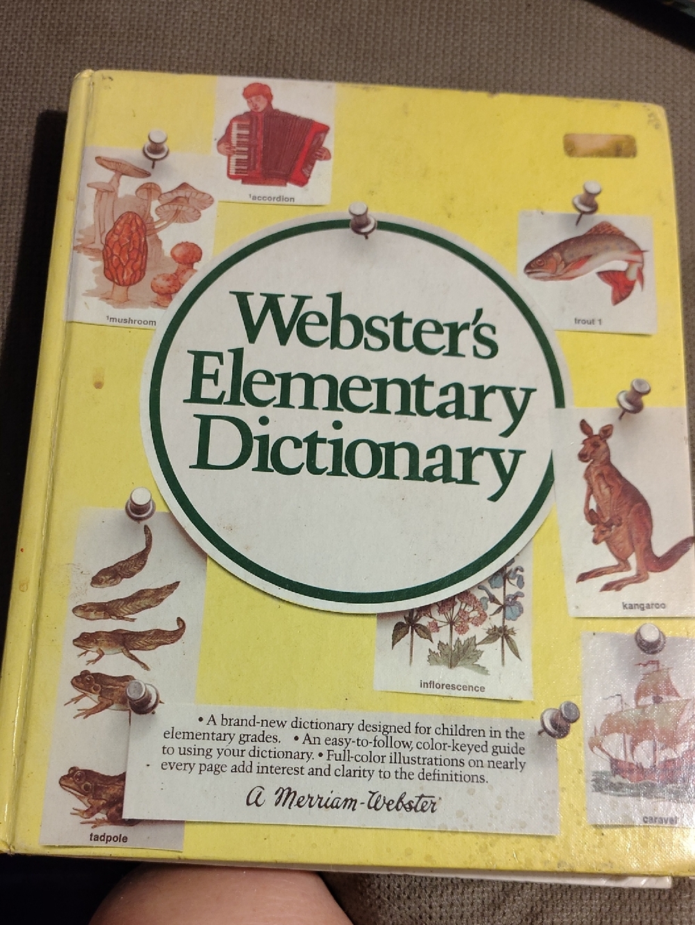 Yellow Kids Dictionary - Webster's Elementary Dictionary